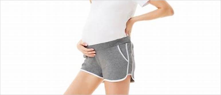 Pregnancy exercise shorts